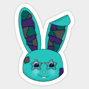 Tess Ragdoll Bunny Sticker